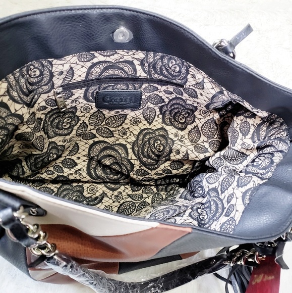 Carlos Santana "Kloe" Patchwork Bag *NWT* - Picture 6 of 7